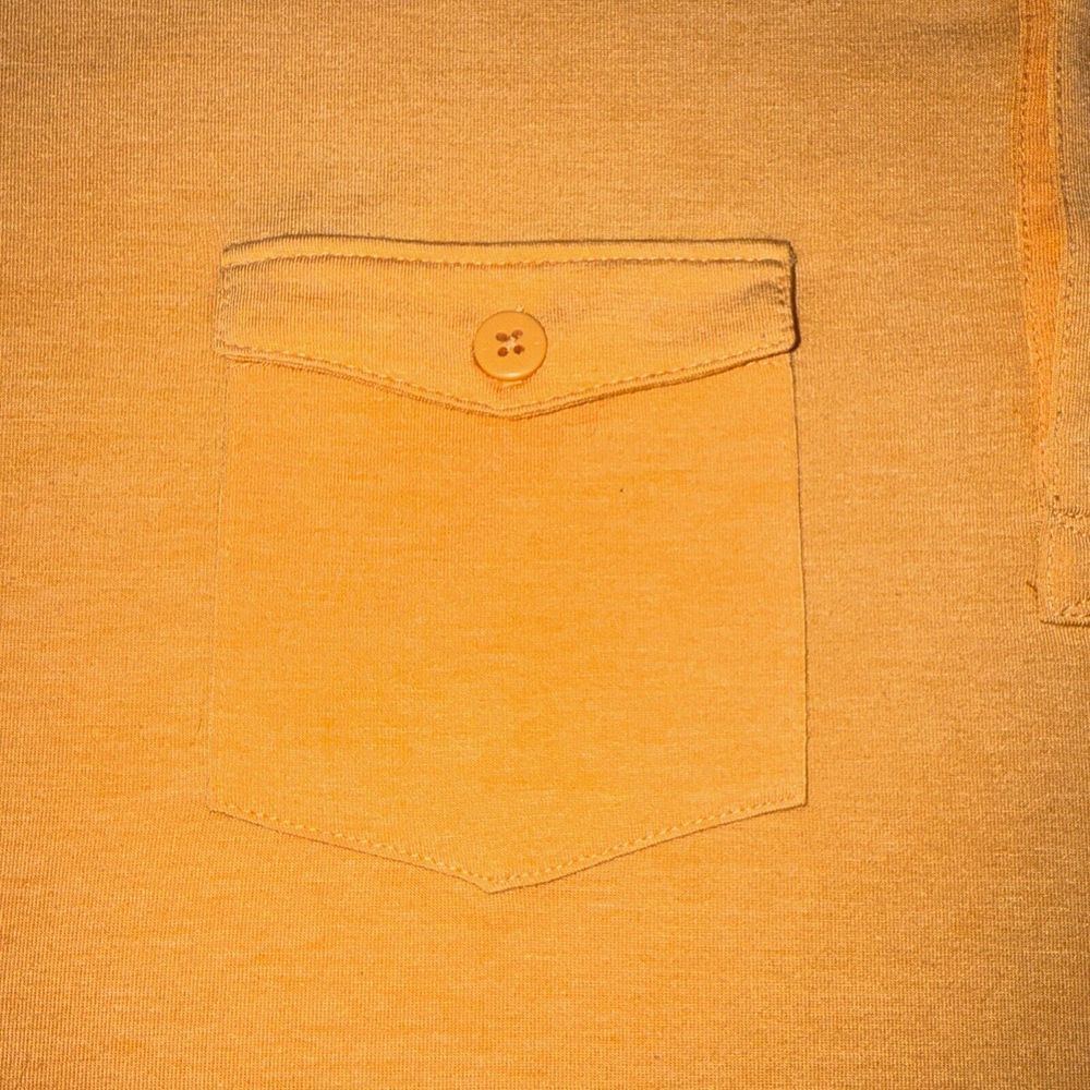 Footjoy Men's Athletic Fit Solid Pocket Golf Polo Shirt Size XL‎ Peach EUC - Picture 4 of 11